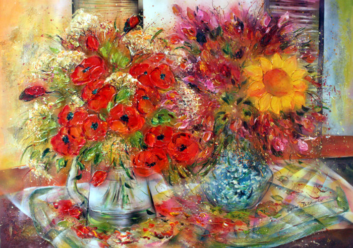 Caroline Degroiselle Bouquet dun matin sourire 40P