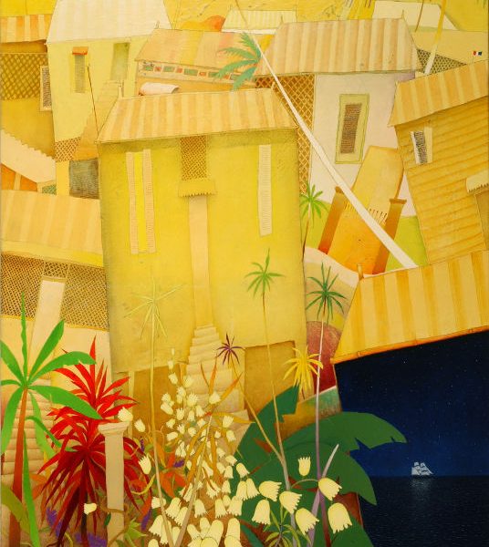 Partance 116 x 89 cm oil